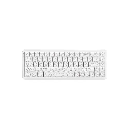 AJAZZ AK680 MAX 68% Top-mounted Mechanical Keyboard White