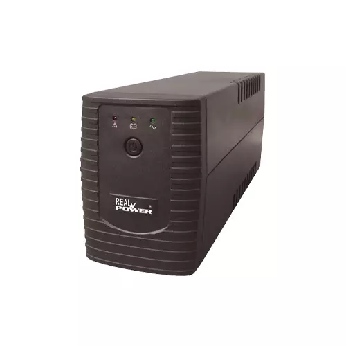 REAL POWER 650VA UPS BUILT-IN AVR AND SURGE PROTECTION