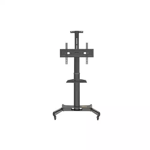 Kaloc KLC-161/B 32-55 Inch Black Adjustable Mobile TV Trolley For IFP