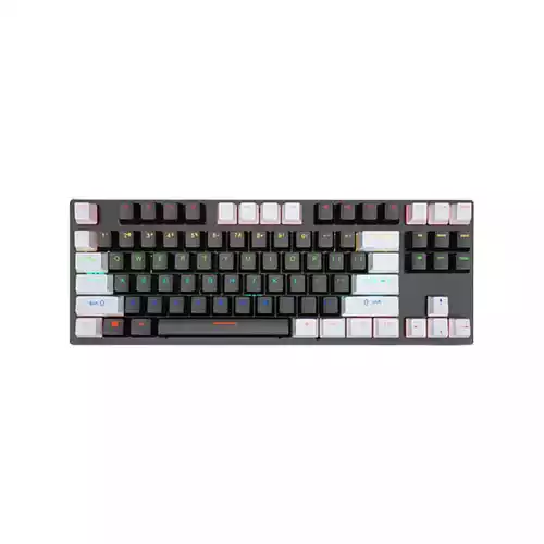 LEAVEN K550 TKL 87 KEYS WIRED MECHANICAL KEYBOARD (Hot-Swappable) BLACK thumbnail