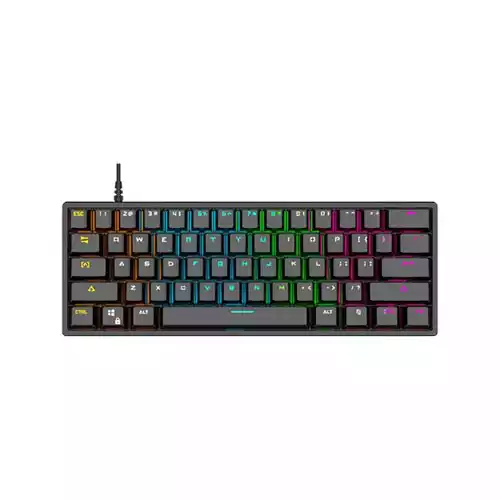 LEAVEN K620 WIRED MECHANICAL KEYBOARD FULL BLACK thumbnail