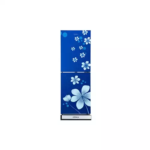 KONKA KRB-230GB-Blue Delphinium 230 Ltr Bottom Freezer 2-Door Refrigerator