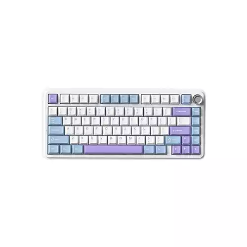 MONKA K75 Tri Mode Gasket Mechanical Keyboard (Wave Purple)