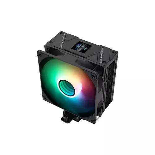 Thermalright Assassin Spirit 120 Vision ARGB CPU Cooler with Display (Black)