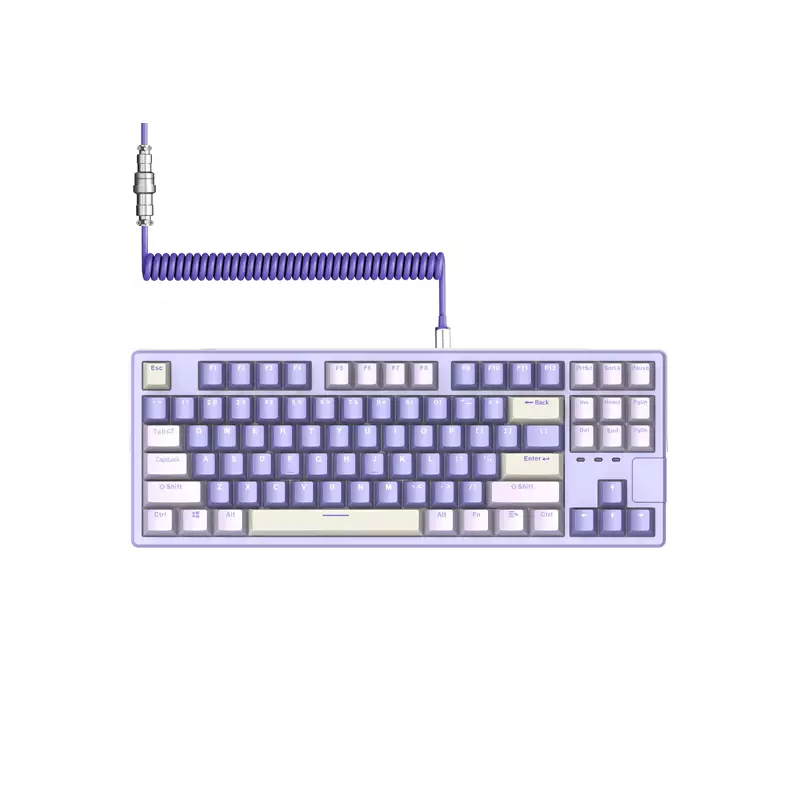 XINMENG X87 WIRED GASKET MECHANICAL KEYBOARD (OUTEMU WHITE)
