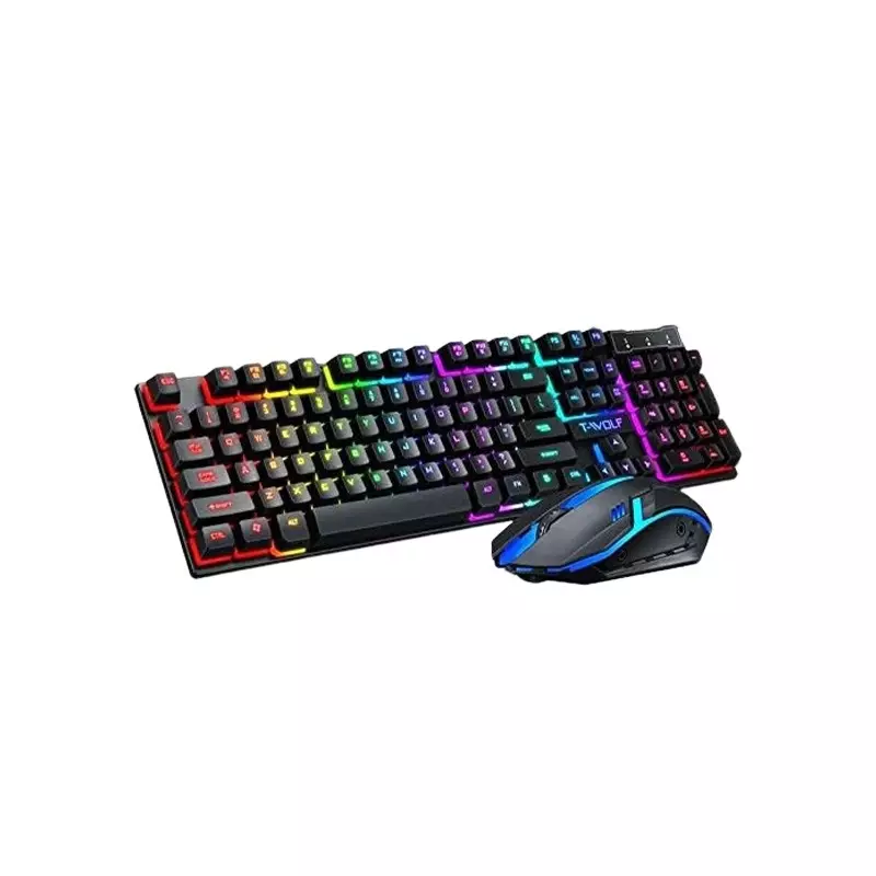 THUNDER WOLF TF200 WIRED USB GAMING KEYBOARD MOUSE COMBO