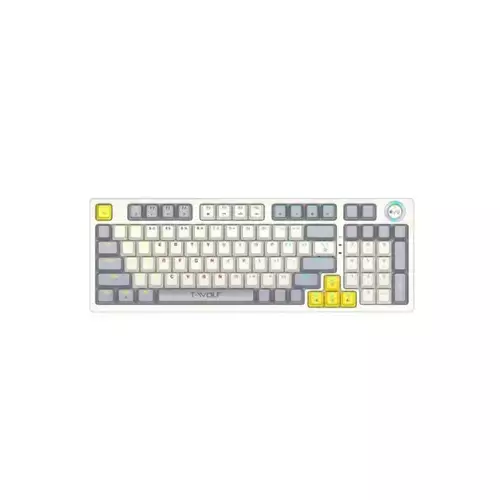 T-Wolf T50 Hotswappble Wired RGB Mechanical Gaming Keyboard