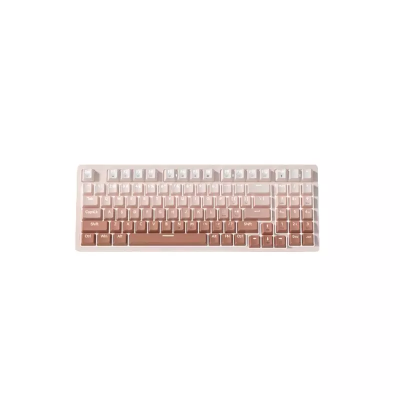 ZIFRIEND ZA94 HOT-SWAPPABLE PINK MECHANICAL KEYBOARD OUTEMU RED SWITCH