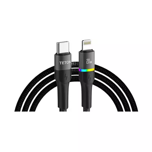 TETON TU - CL 32 USB C to lightning Braided Cable 20W PD Fast Charger Data Cable