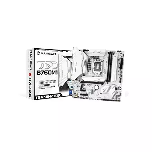 Maxsun Terminator B760M GKD5 ICE DDR5 2.5G ATX Gaming Motherboard-1