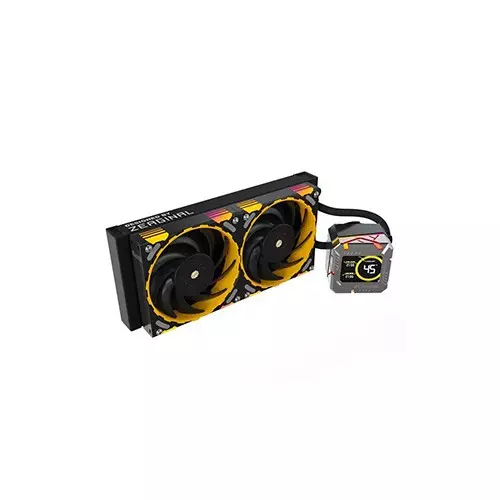 Yeston Zeaginal Zeus 240mm LCD Screen ARGB Liquid CPU Cooler