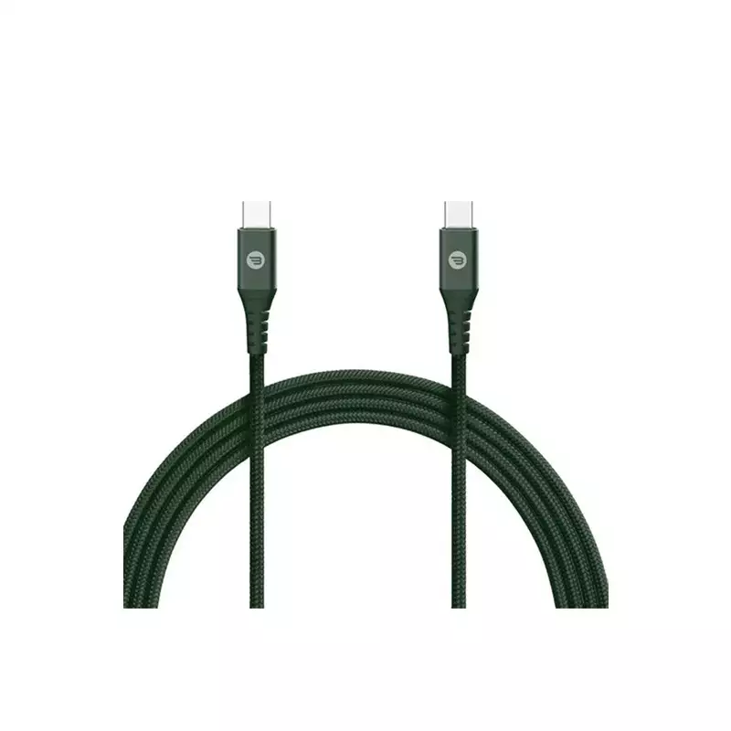 Baykron Type C to Type C 1.2M 3A Cable Midnight Green