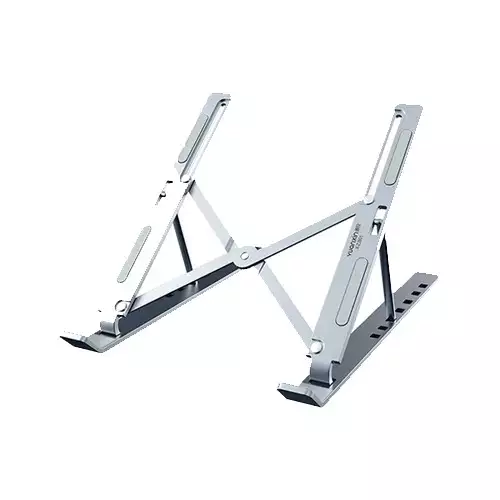 Yuanxin Retractable Adjustable Laptop Stand with Anti Slip Pad (Silver)
