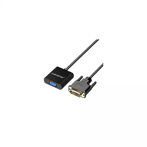 Yuanxin X-3220 DVI Male to VGA Female Converter (Black)