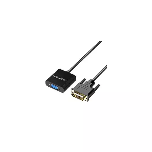 Yuanxin X-3220 DVI Male to VGA Female Converter (Black)