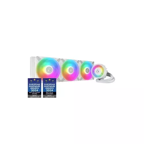 Arctic Liquid Freezer III 420MM ARGB AIO Liquid CPU Cooler (White)