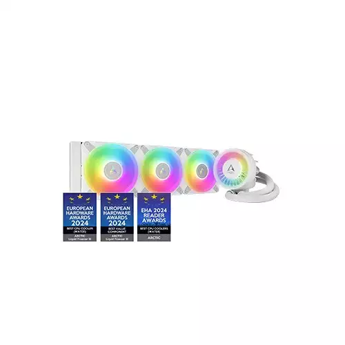 Arctic Liquid Freezer III 360MM ARGB AIO Liquid CPU Cooler (White)