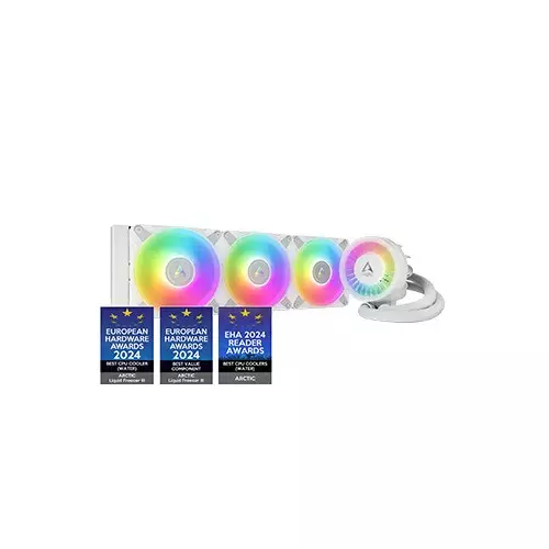 Arctic Liquid Freezer III 360MM ARGB AIO Liquid CPU Cooler (White)