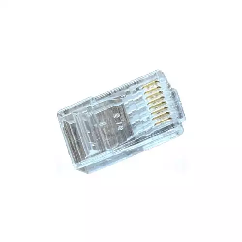 Safenet CAT-6 Unshielded 8P8C RJ45 Transparent Connector (Close End)