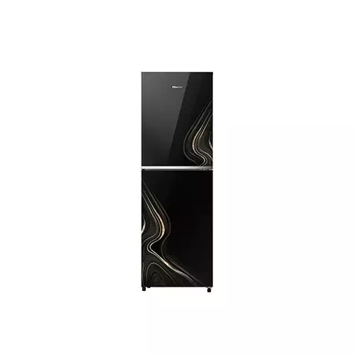 Hisense RTDG276NA 277L TMF Glass Door Refrigerator (Golden Sunlight)