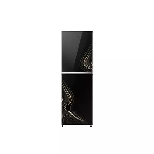 Hisense RTDG276NA 277L TMF Glass Door Refrigerator (Golden Sunlight)