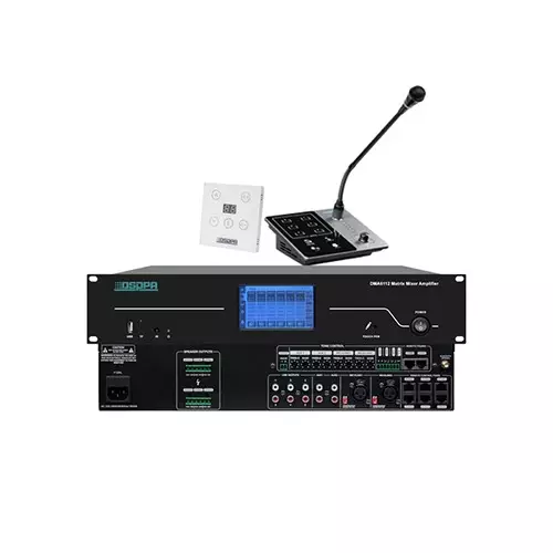 DSPPA DMA6124 240W 6 Channels Digital Audio Matrix Amplifier with Remote Control