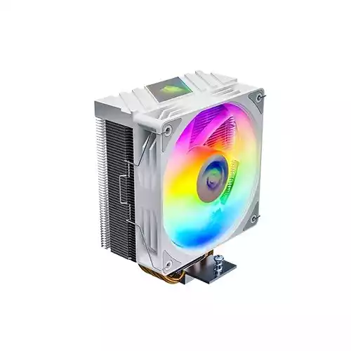 Jungle Leopard K400 RGB 120mm CPU Cooler (White) thumbnail