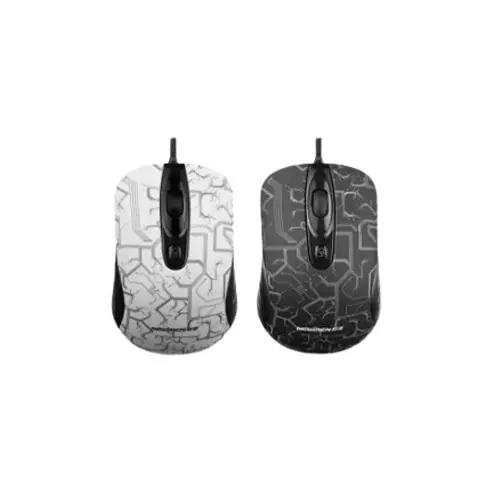 Newmen GX1-R RGB WIRED Gaming Mouse (Black,White)