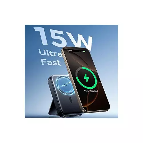 Joyroom JR-PBM11 10000mAh Qi2 Magnetic Wireless Power bank with Kickstand-1