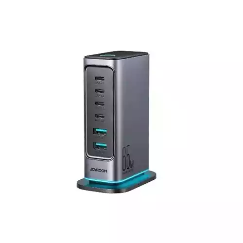 JOYROOM JR-TCM02 65W Gan Multi-port EU Plug Power Station