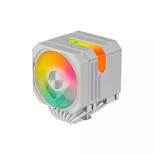 upHere UP2TC8C ARGB CPU Air Cooler (White)