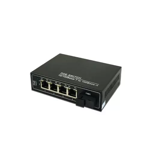 B&Ton BT-6005GS 4-port POE Fiber Switch