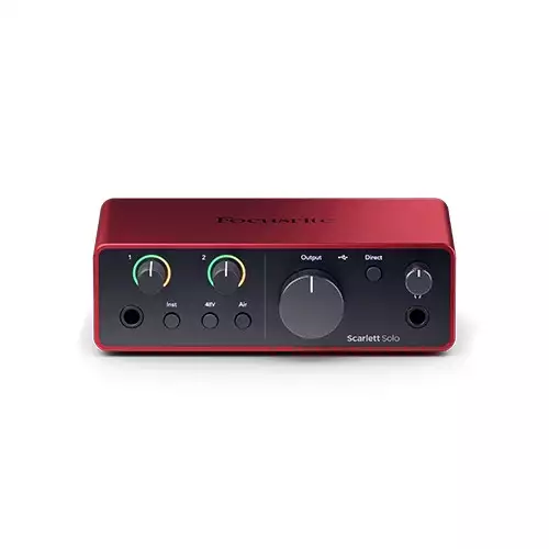 Focusrite Scarlett Solo 4th Gen Type-C Audio Interface