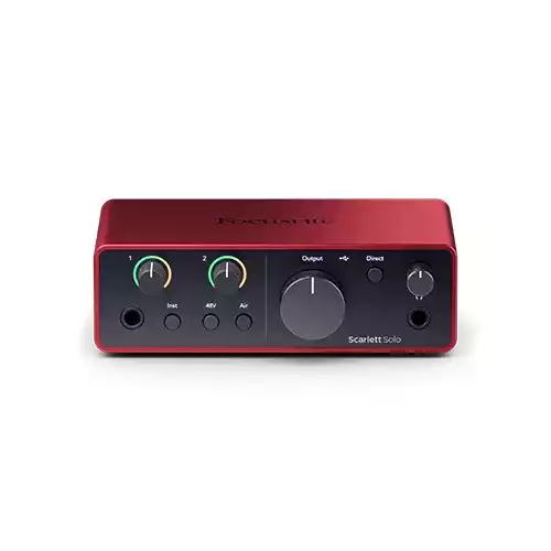 Focusrite Scarlett Solo 4th Gen Type-C Audio Interface