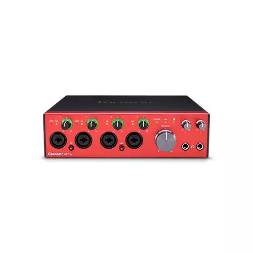 Focusrite Clarett+ 4Pre 18x8 Type-C Audio Interface
