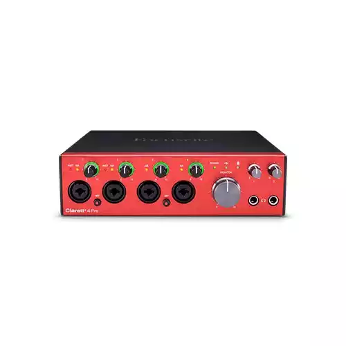 Focusrite Clarett+ 4Pre 18x8 Type-C Audio Interface